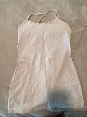 lululemon athletica Cream Strappy Tank